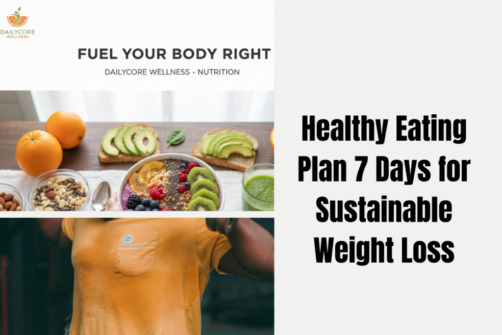 Healthy Eating Plan 7 Days for Sustainable Weight Loss