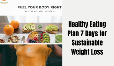 Healthy Eating Plan 7 Days for Sustainable Weight Loss