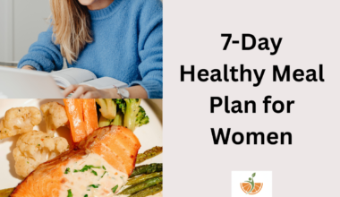 7-Day Healthy Meal Plan for Women