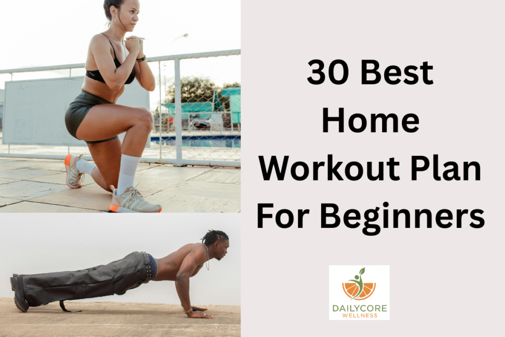 30 Best Home Workout Plan For Beginners
