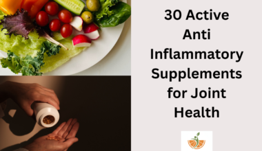 30 Active Anti-Inflammatory Supplements for Joint Health