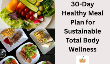 30-Day Healthy Meal Plan for Sustainable Total Body Wellness
