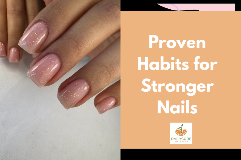 Proven Habits for Stronger Nails