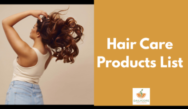 Hair Care Products List