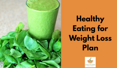 Healthy Eating for Weight Loss Plan