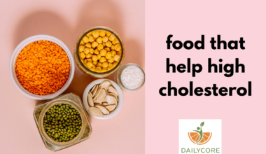 food that help high cholesterol