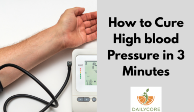 How to Cure High blood Pressure in 3 Minutes