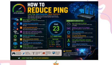 how to reduce ping