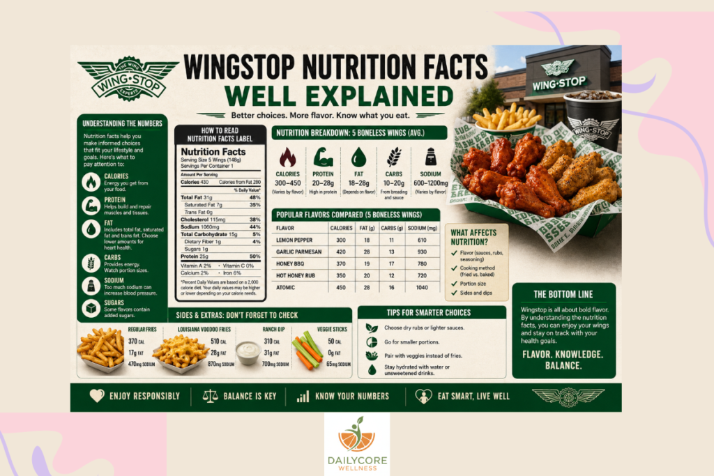 Wingstop Nutrition Facts