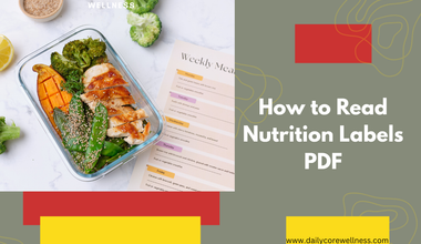 How to Read Nutrition Labels PDF