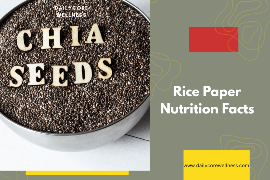 Chia Seeds Nutrition Facts 1 Tsp