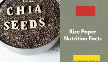 Chia Seeds Nutrition Facts 1 Tsp