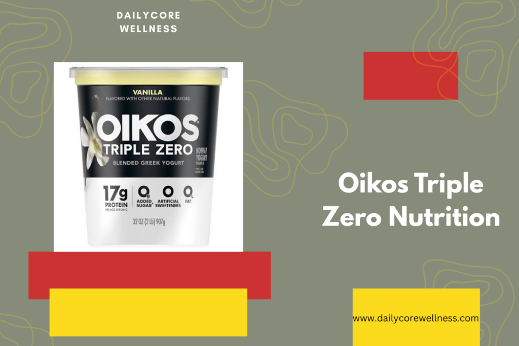 Oikos Triple Zero Nutrition